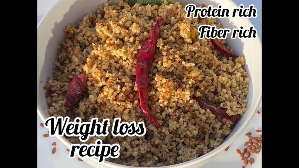 Quick weight loss recipe with Flax seeds& browntop millet | fiber rich | protein food|Healtholic
