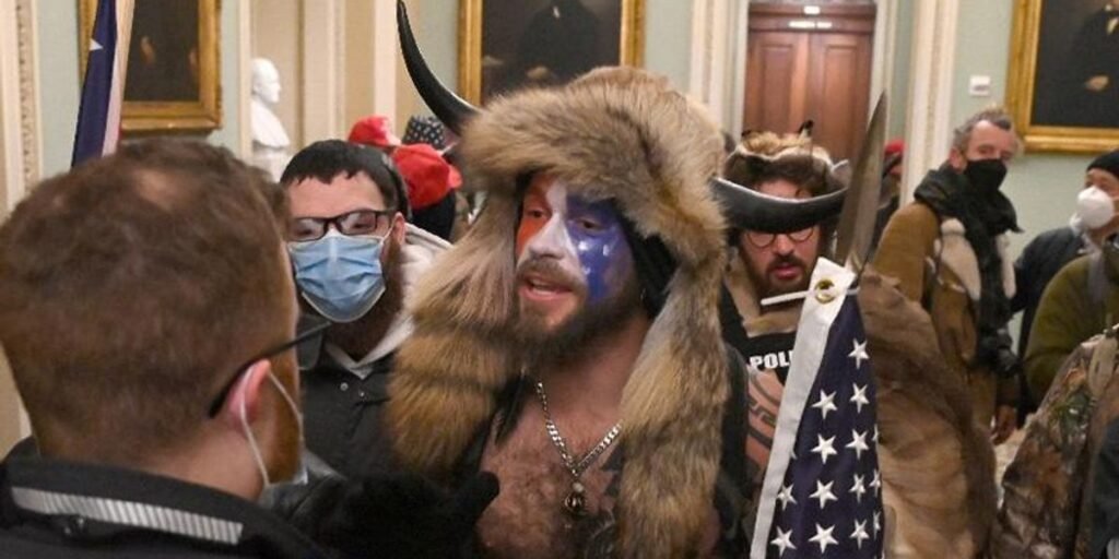 Horned Capitol insurrectionist starving in jail because he lacks organic food: his mom