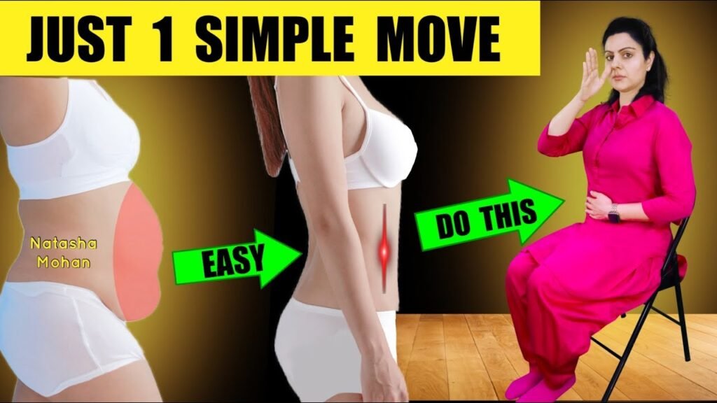 No.1 Super Easy Yoga Exercise To Lose Belly Fat In 1 Week | Beginner’s Yoga Pose For A Flat Stomach