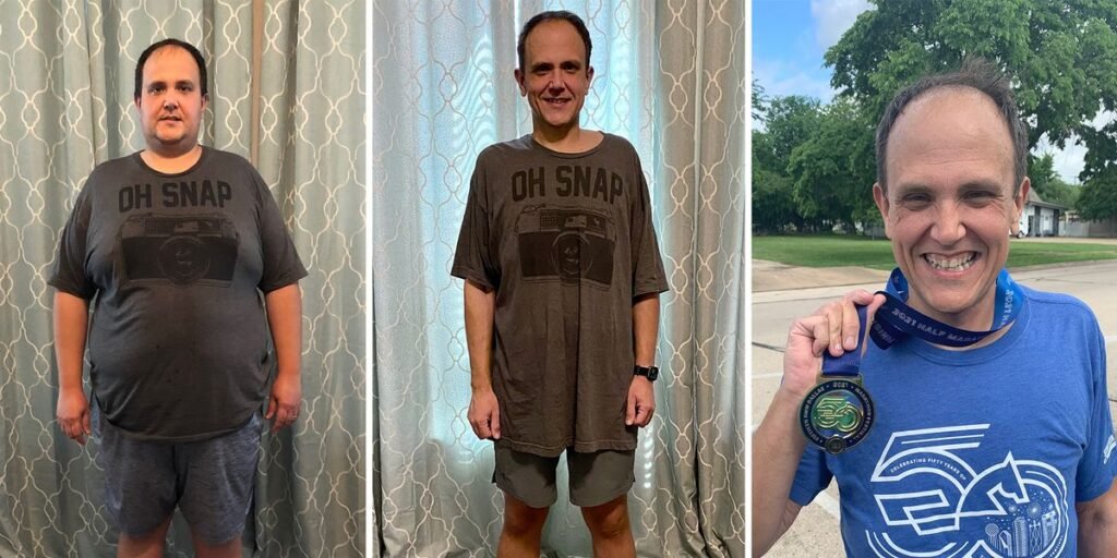 Weight Loss Transformation Michael Tew — Run to Lose Weight