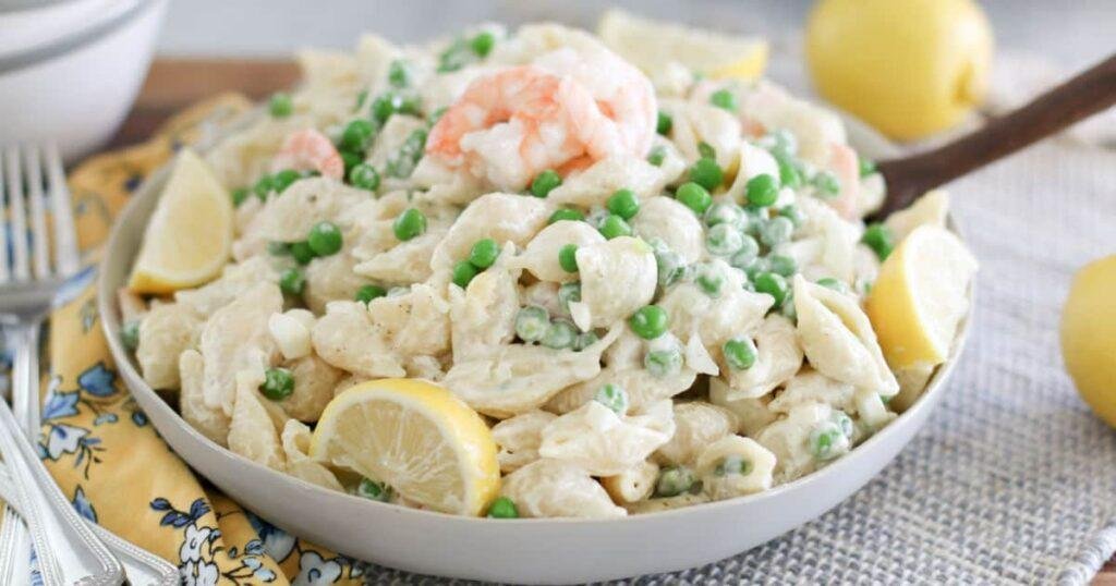Shrimp Pasta Salad - A Fork's Tale