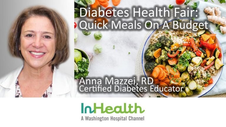 Diabetes Health Fair: Quick Meals On A Budget