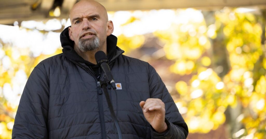 Crowd Reacts with Confused Silence as Fetterman's Speech Turns Into Word Salad