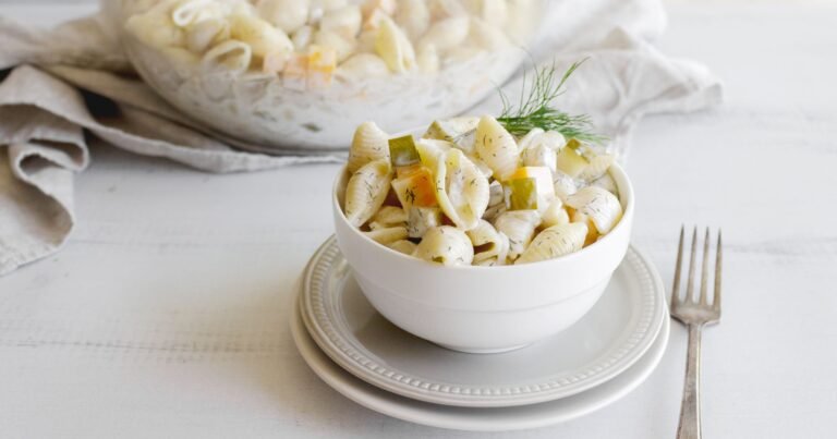 How to Make Dill Pickle Pasta Salad