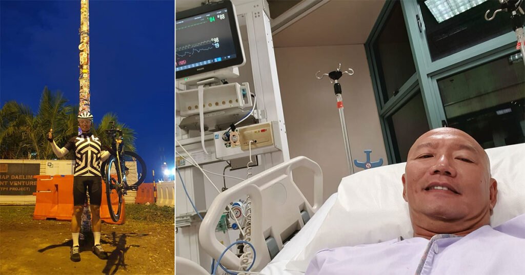 S'porean man & avid cyclist suffers heart attack, 18kg weight loss in last 9 months saved his life - Mothership.SG - News from Singapore, Asia and around the world