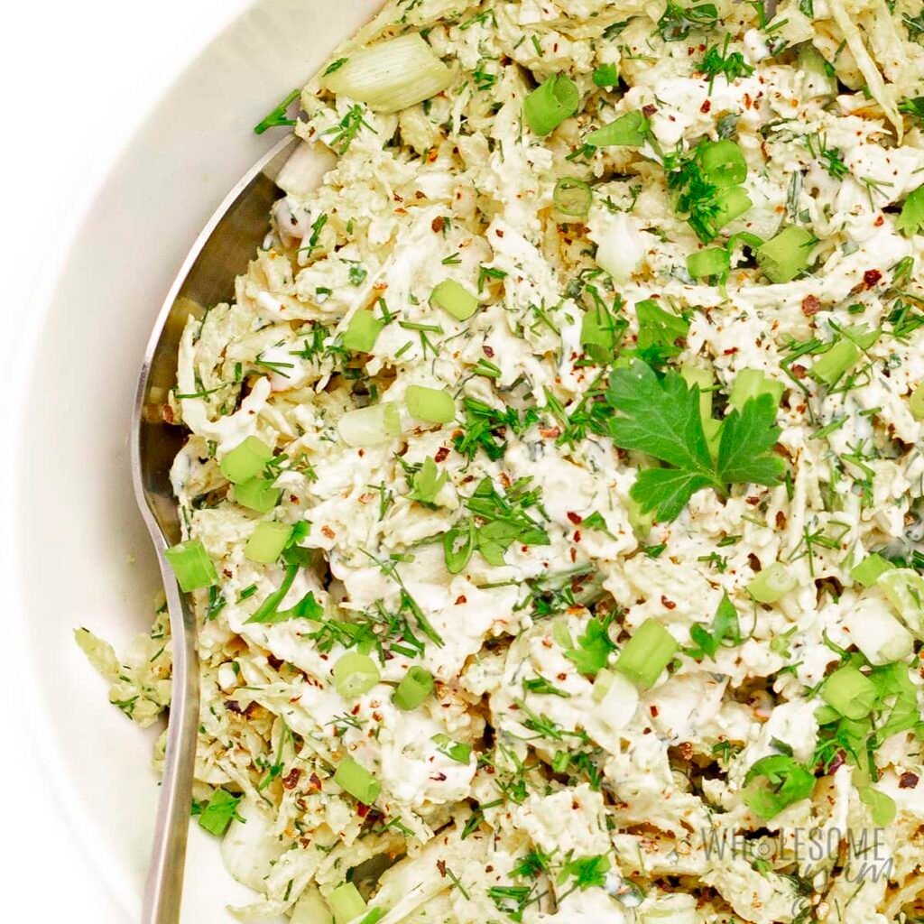 The Best Low Carb Keto Chicken Salad - Wholesome Yum