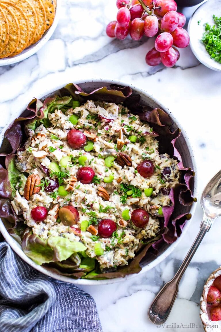 Vegan Chicken Salad with Chickpeas
