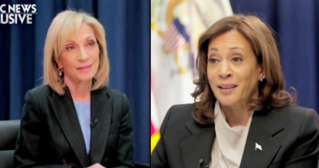 Andrea Mitchell's Face Says It All After Kamala Harris Wraps Up Interview with Word Salad