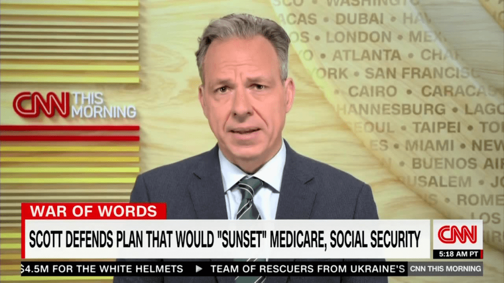 CNN’s Jake Tapper Shreds Rick Scott’s ‘Word Salad’ Attack on Him