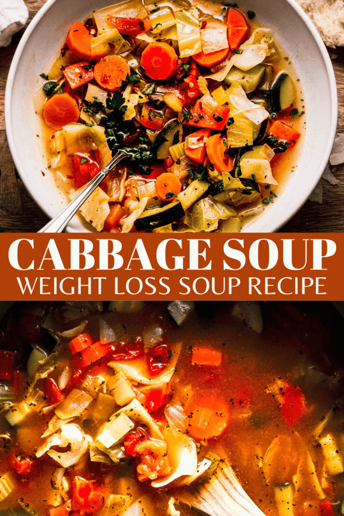 The BEST Weight Loss Cabbage Soup Recipe (7-Day Diet)