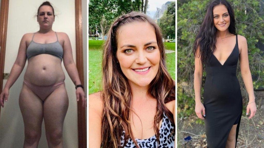 Weight loss secrets: Aussie size 16 mum Laura Kukulovski who drank 2L of Coke a day loses almost half her body weight | 7NEWS