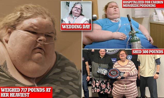 1000-lb Sisters star Tammy Slaton's weight loss journey as she shows off transformation | Daily Mail Online