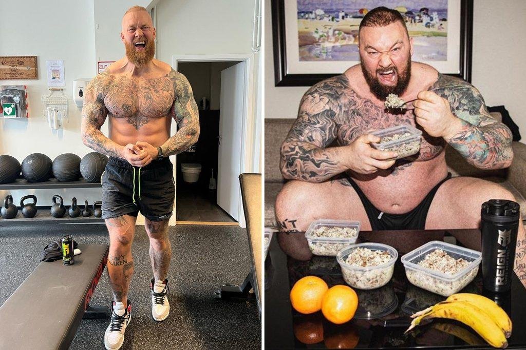 Thor Bjornsson reveals drastic weight loss after losing dedication to training since beating rival Eddie Hall