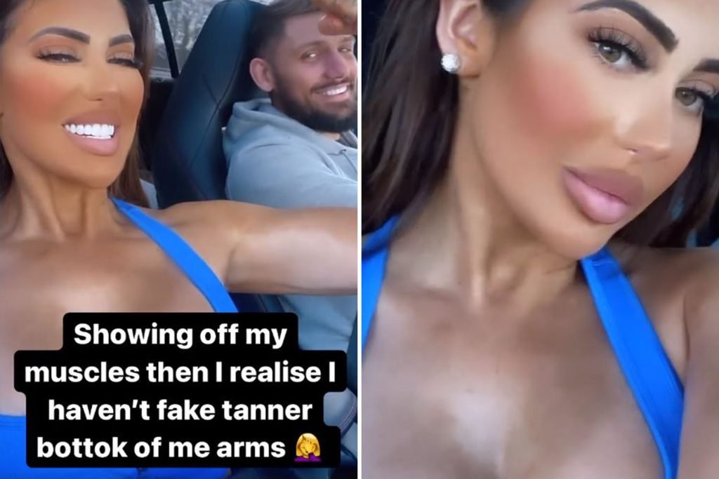 Chloe Ferry horrified over fake tan fail as she shows off her ‘slimmer arms’ after weight loss