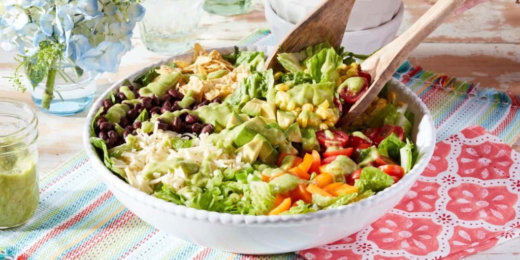 This Southwestern Salad Has the Most Delicious Avocado Dressing