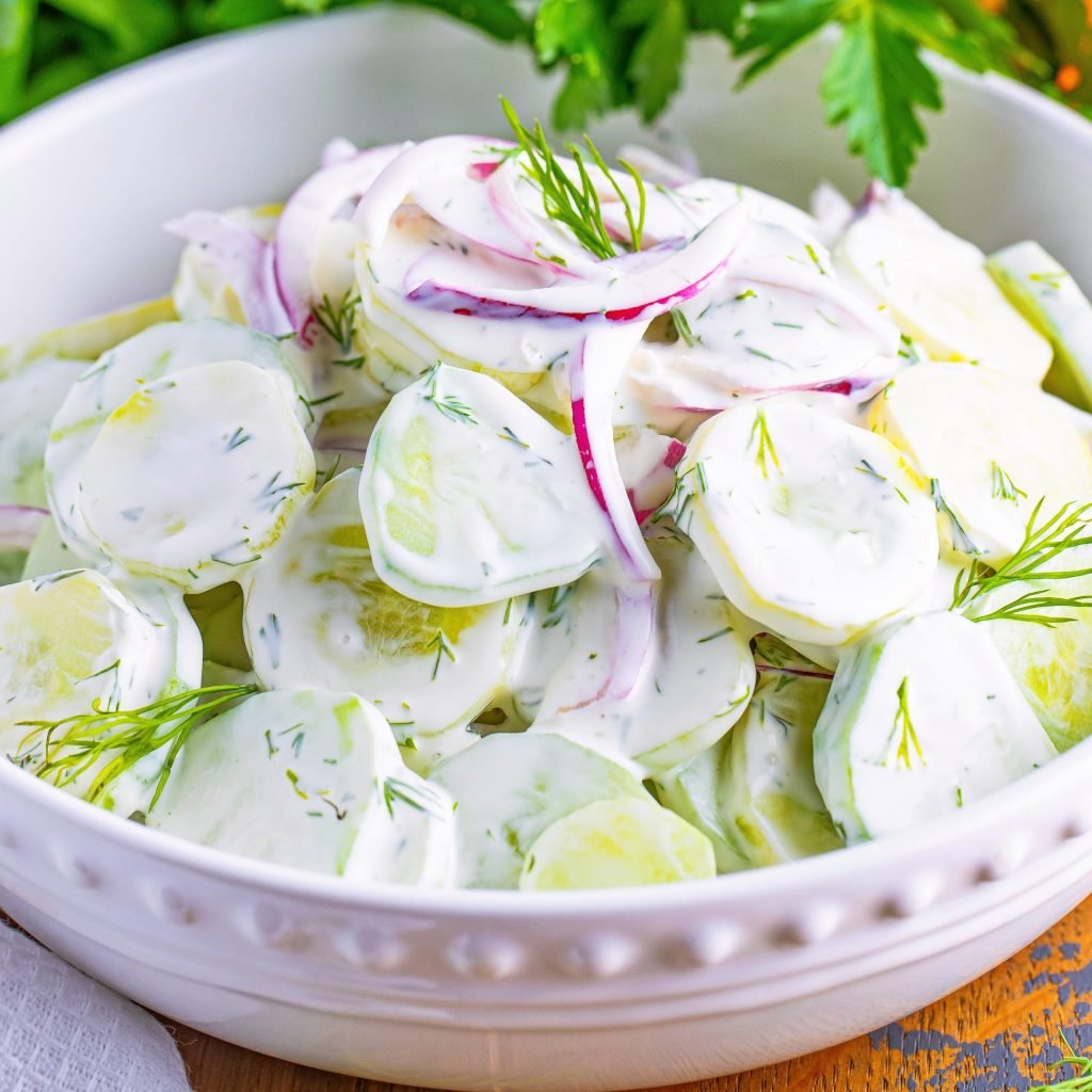 Creamy Cucumber Salad