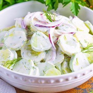 Creamy Cucumber Salad